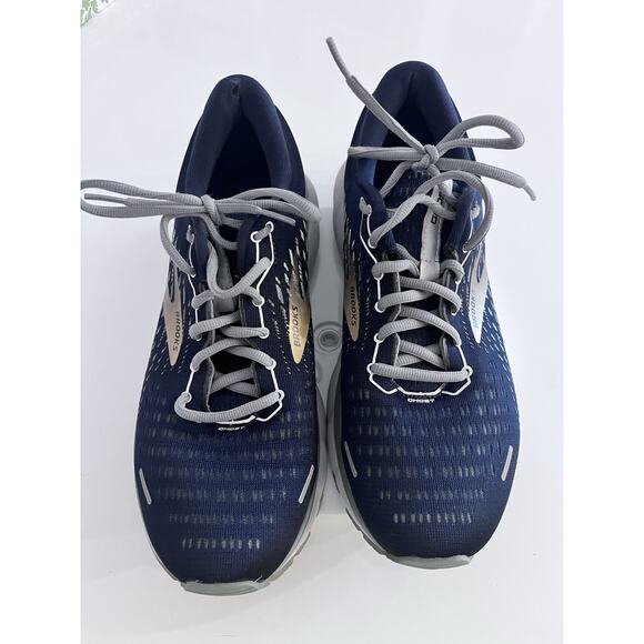 Brooks Ghost 13 Shoes Mens 9.5D Athletic Running Sneakers 1103481D453 Blue Gray main image 8
